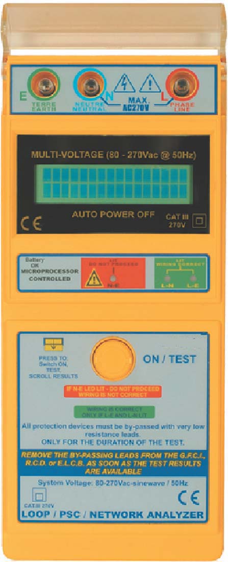 美國麥科伊/短路電流測試儀/回路阻抗測試儀 型號:MCY.4550