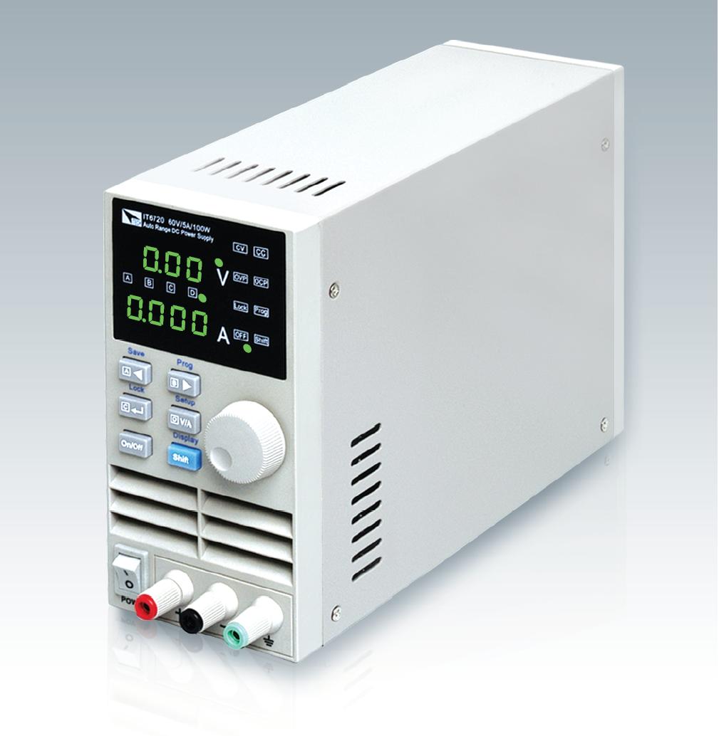 艾德克斯60V5A高功率比數控直流電源供應器IT6720