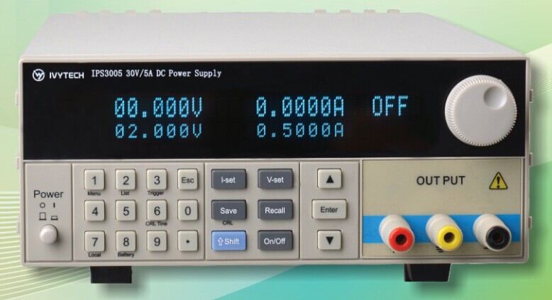 IVYTECH艾維泰科30V3A五位數顯示可編程直流電源IPS-3003