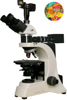 透反射三目電腦型偏光顯微鏡