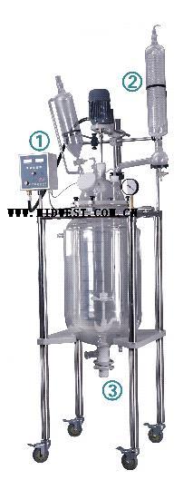 玻璃反應釜 型號：YSF14-50L