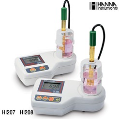 哈納儀器&哈納酸度計PH計HI207(HI208)(哈納HANNA)多功能復合pH測定儀【HI 208 內置磁力攪拌器】